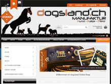 Tablet Screenshot of dogsland.ch